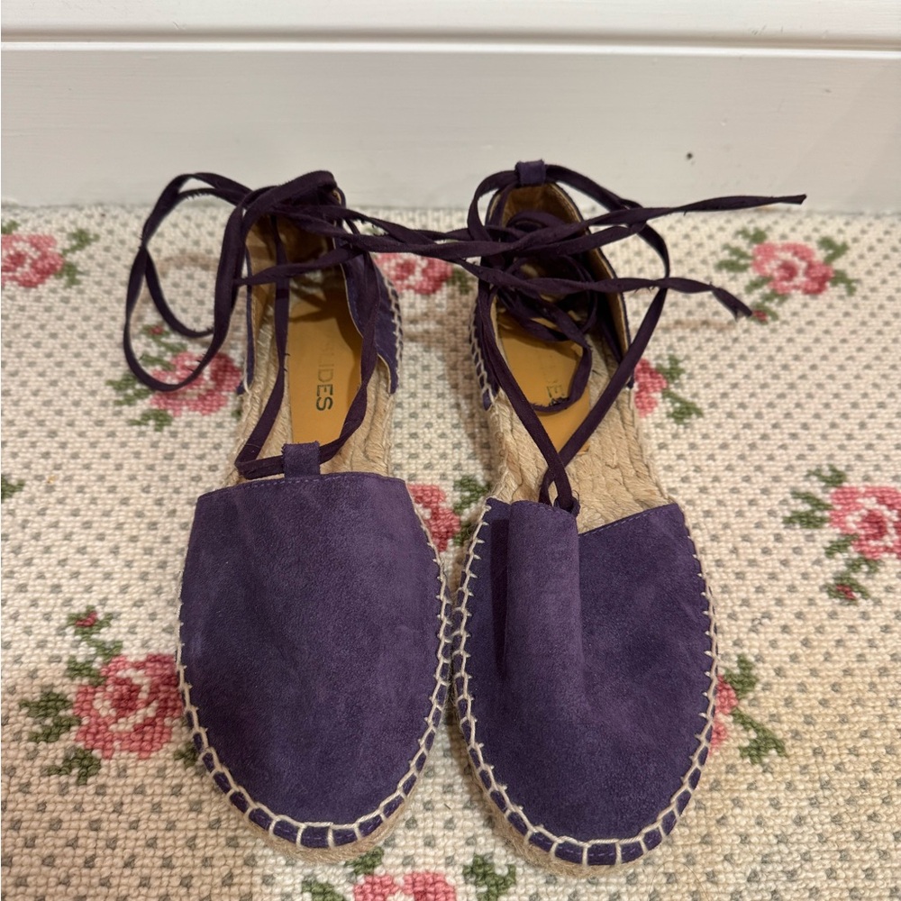 J/Slides Purple Espadrilles
